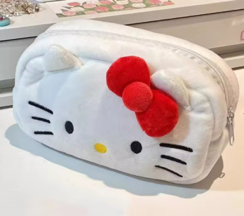 Cartuchera Multiuso De Felpa - Hello Kitty Design