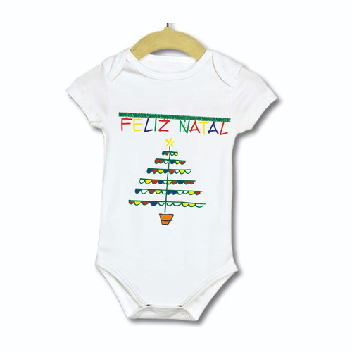 Body De Natal Bebe Roupa Feliz Natal Com Arvore De Natal 11