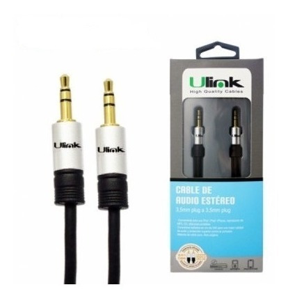 Cable Audio Ulink, 3,5mm A 3,5mm M-m, 1,8 Mts Alta Fidelidad