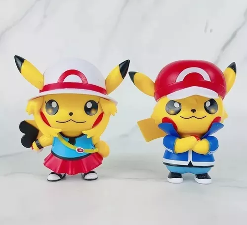 Pokémon Pikachu Disfrazado Set 6 Figuras Anime Ash Coleccion