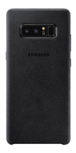 Imagem 2 de 4 de Capa Original Samsung Galaxy Note 8 Alcantara Cover Preta