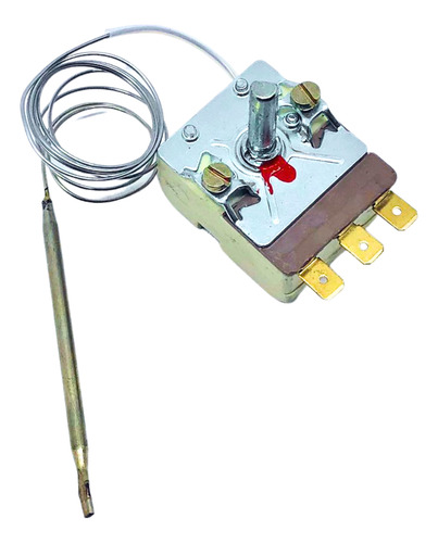 Kit 5 Termostato 50/320ºc Com Botão = 20 Amp Com 3 Pinos
