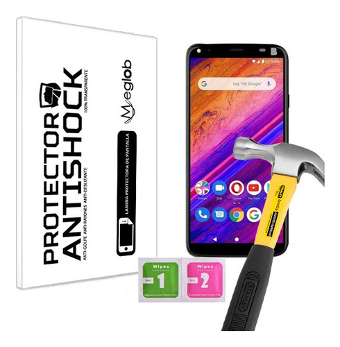 Protector De Pantalla Antishock Anti-golpe Blu Mega 2019