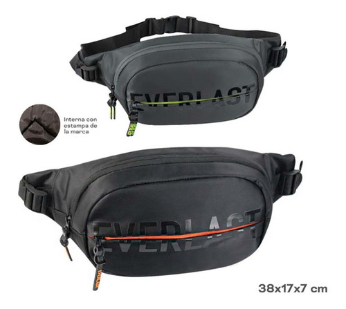 Imagen 2 de 3 de Riñonera Everlast Hombre Deportiva Urbana Original