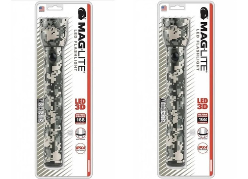 Imagen 2 de 5 de Linterna Tactica Led Maglite 3d Ucp Camo Caja Potente Caza