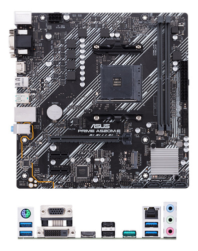 Kit Upgrade Amd Ryzen 5 5600g, Placa Mae A520m-e Prime Asus,