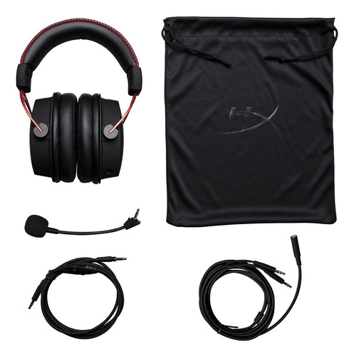 Auriculares Gamer Hyperx Cloud Alpha Red Negro