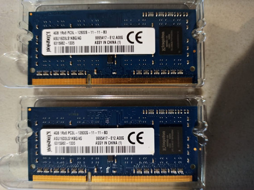 Memoria Ram 8gb Laptop Ddr3 1600 Mhz (Usado)
