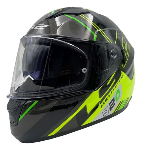 Casco Moto Integral Ls2 320 Stream Evo Sche Doble Visor Vxv