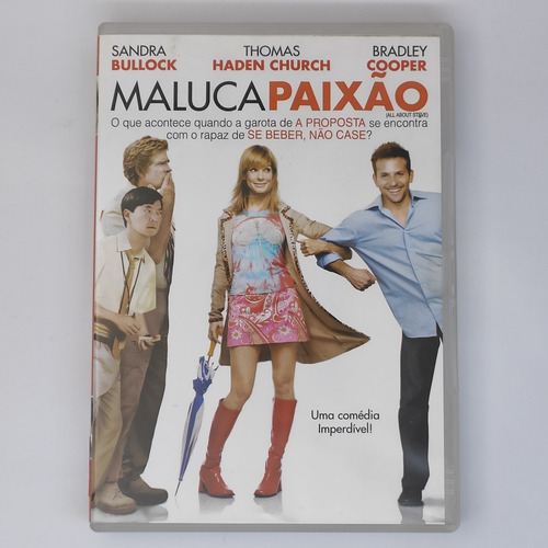 Dvd  Original Maluca Paixão - Sandra Bullock, Bradley Cooper