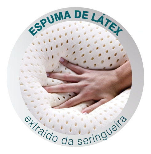 Travesseiro Natural Látex Extra Alto 50x70x18 Duoflex