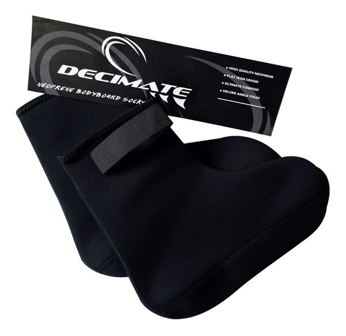 Imagen 1 de 1 de Calcetines Neopreno Buceo Bodyboard Kayak Pesca Decimate 3mm