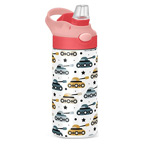 Boccsty Cars Pattern Tanks Smilitary Kids Water 8lz4b