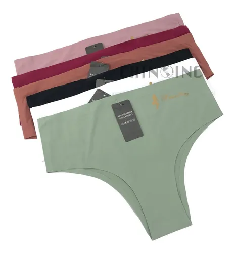 4 Calzones Invisible Mujer Bikini Sin Costura Nuevo 802