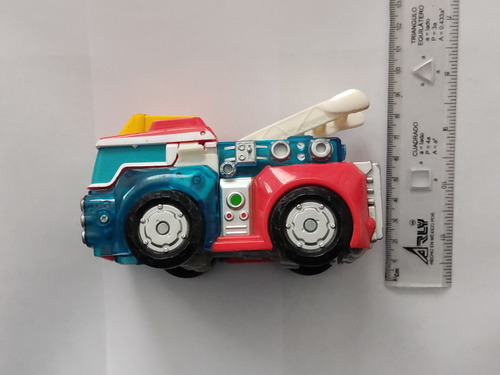 Transformers Playskool Heroes Rescue Bots Energize Heatwave Energize Heatwave Fire-bot Rojo (Usado)