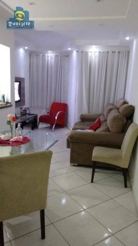 Cobertura Com 3 Dormitórios À Venda, 134 M² Por R$ 450.000,00 - Jardim Las Vegas - Santo André/sp - Co1669