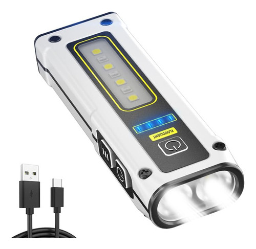 Windfire Linterna Pequeña Usb Recargable Led Luz De Trabajo