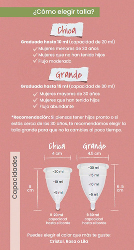 Paquete Copa Colors Y Vaso Esterilizador Angelcup® Color Lila Chica Y Vaso Lila