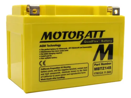 Bateria Motobatt Kawasaki Ninja 1000 (mbtz14s) | Frete grátis