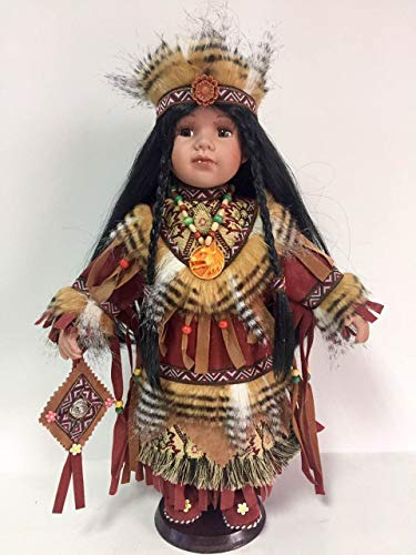 Jmisa Muñeca India De Porcelana De 16.0 En