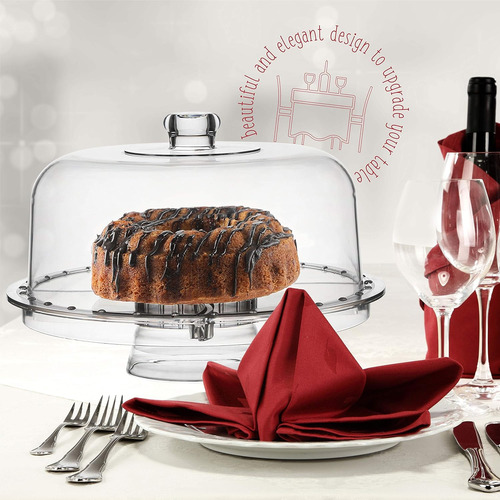 Soporte Acrilico Para Tartas Con Tapa En Forma De Cupula ...