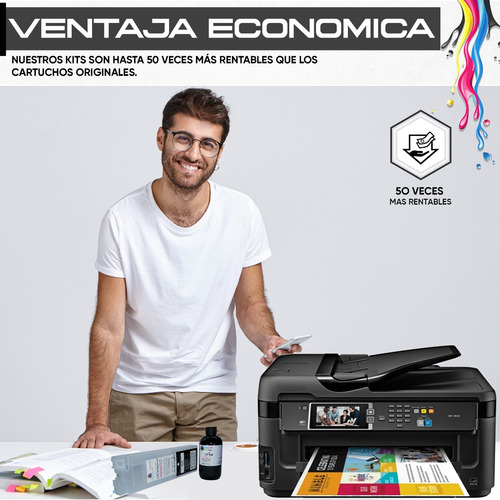 Cartucho Permanente Rellenable Compatible Epson Wf M5799