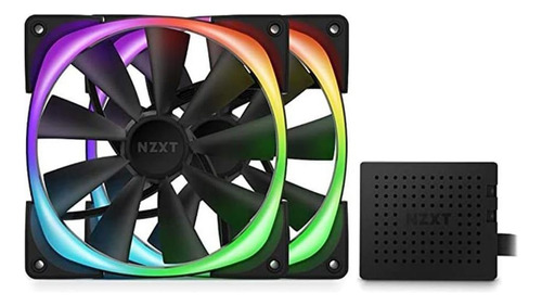 2 refrigeradores con controlador Nzxt Air Rgb 2 de 140 mm HF-2814c-Tb