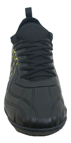 Botin Kappa Veloce Papi Negro/amarillo Hombre Deporfan 