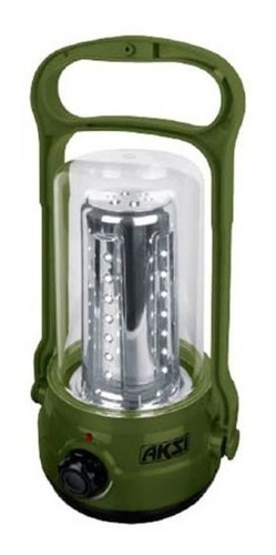 Lampara Linterna Recargable Led Aksi Para Campamento Color de la linterna Verde oscuro Color de la luz Blanco