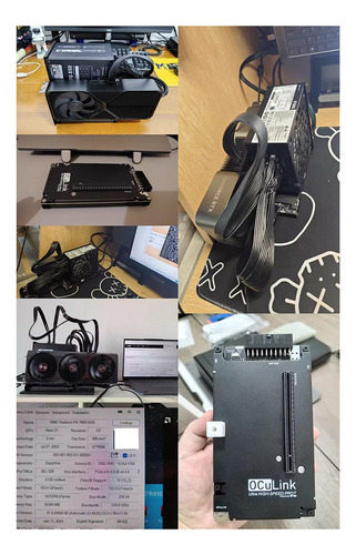 Adaptador Ocup4v2 Oculink Gpu Dock Nvme M.2 Para Oculink Par