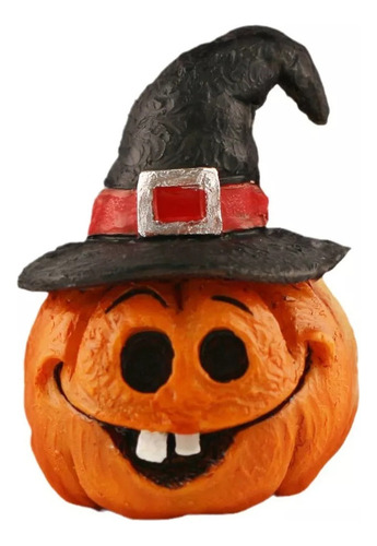 Decoración Espeluznante De Halloween Con Cabeza De Calabaza