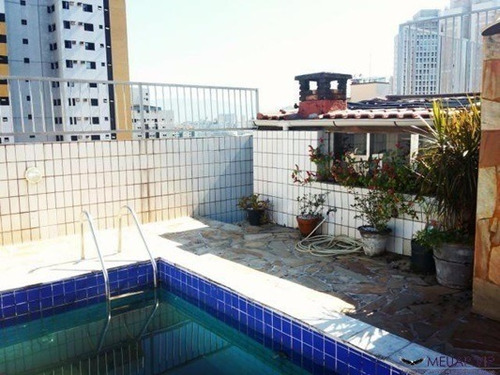 Imagem 3 de 16 de Cobertura Santos - Sp - Cobertura Duplex Em Santos - Pompéia A Duas Quadras Da Praia - Cob193 - 32392706