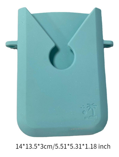 Tenedor Del Teléfono Celular Del Bolso De La Playa, Azul