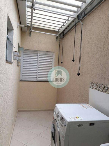 Imagem 15 de 16 de Apartamento Impecável Bem Distribuído De 92m² Composto Por 3 Dormitórios Sendo 1 Suíte, À Venda Por R$ 388.000,00 - Vila Bela Vista - Santo André/sp - Ap1788