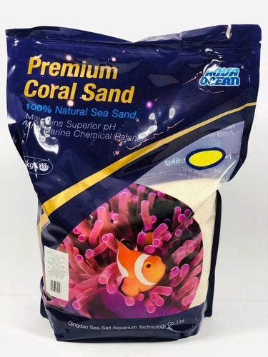 Aqua Ocean Substrato P/ Marinho Coral Sand (2-3mm) 2# - 5kg