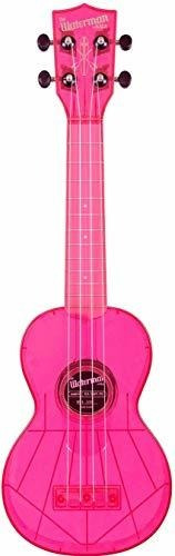 Kala Waterman Soprano Ukelele Rosa Fluorescente