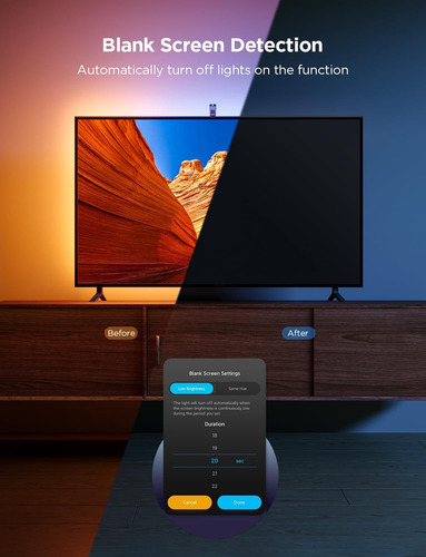 Govee Tv Backlight 3 Lite Rgbicw Con Cámara Para Tv 40 A 50