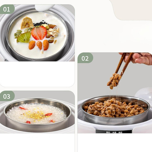 / Yogurtera Eléctrica Doméstica De 1,2 L Con Recipiente