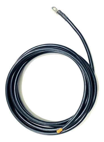 Cable Para Baterias 35mm Con Terminal Ojal 2,5 Metros Cubierta Negro Y Rojo