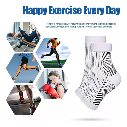 5 Pares De Calcetines Relajantes Para Neuropatía Y Compresió
