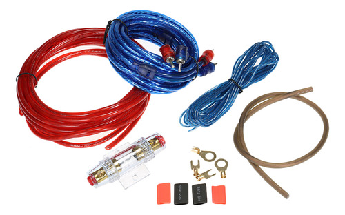 Kit De Fiação Rca: Fiação De Áudio, Fusível De Amplificador