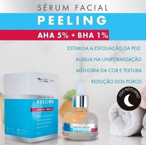 Sérum Facial Peeling Concentrado Para O Rosto Facial Max Lov