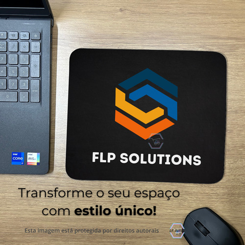 Kit 100 Mouse Pad Personalizado Com Sua Logo E Foto Mousepad