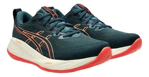 Tenis Running Asics Gel-cumulus 27 Verde Hombre 1011b960.301