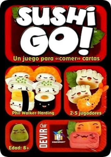 Juego De Mesa Gamewright Sushi Go Devir Destreza Español 