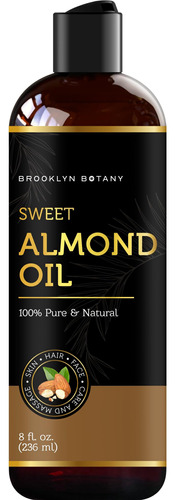 Brooklyn Botany Aceite De Almendras Dulces Para Piel, Cabell