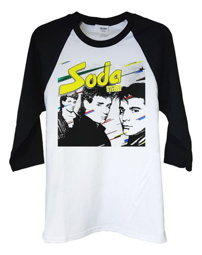 Polera Raglan 3/4 Soda Stereo Album 1982 Pop Abominatron