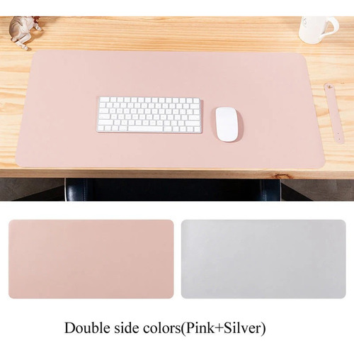 Mousepad Xl De Cuero Impermeable Reversible 80x40