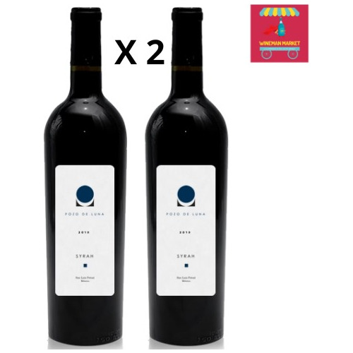 Vino Tinto Pozo De Luna Syrah Pack 2 Botellas 750 Ml