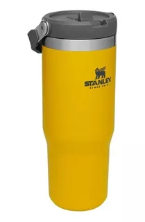 Termo Stanley Iceflow Flip Straw Tumbler Mostaza 30 Oz